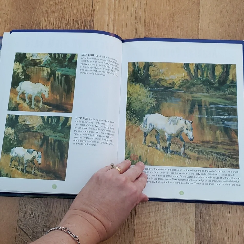 Walter Foster Learn‎ to Paint Horses in Acrylic Set NIB
